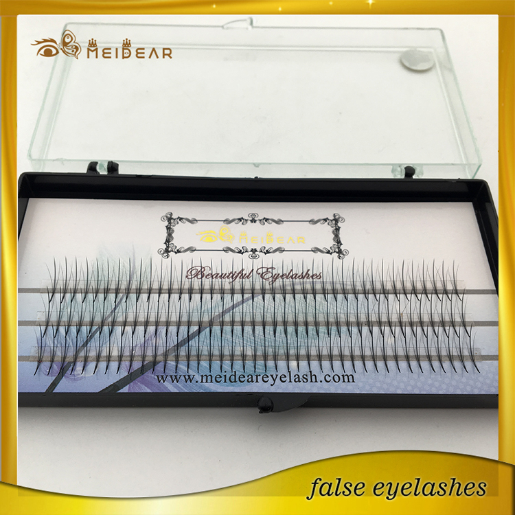 High quality design custom package pre-fanned volume eyelashes extension